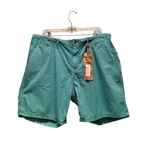 Original Paperbacks Chino Shorts Mens 38 Teal 7 Inch NWT Hiking Activewear